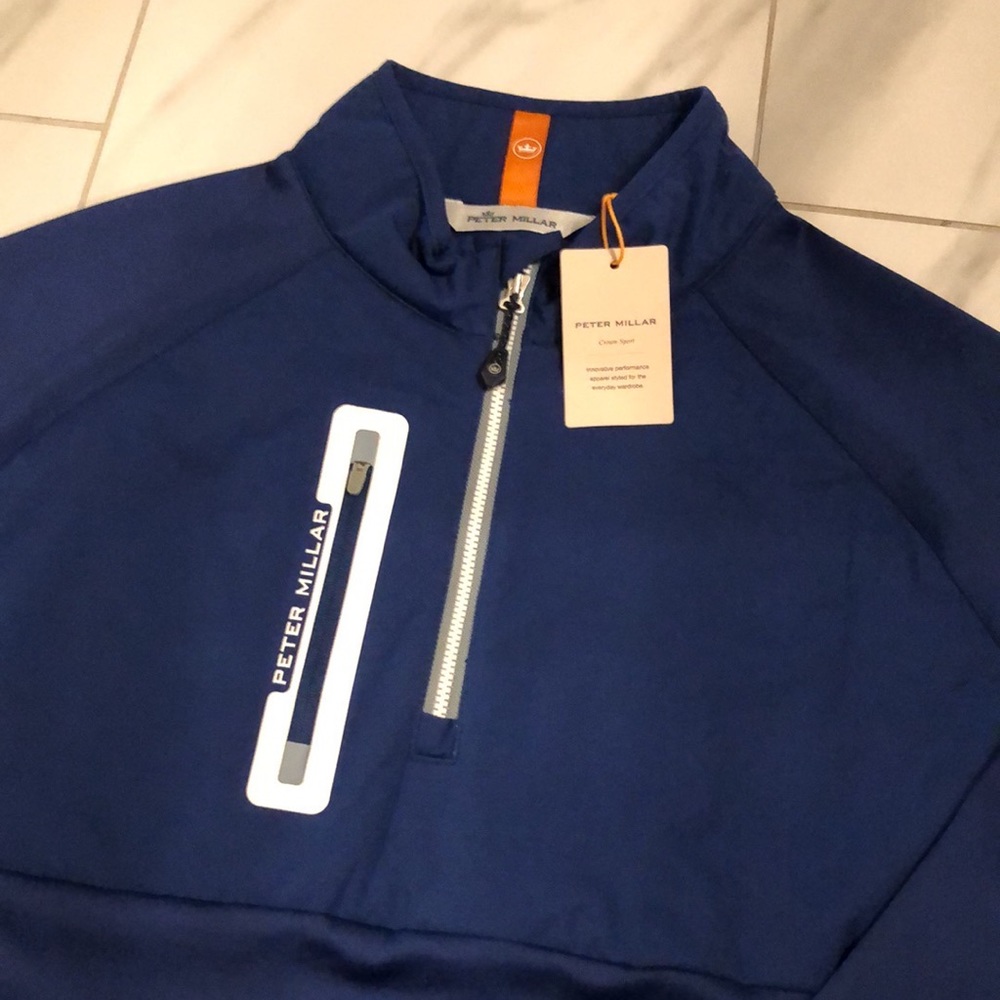 Men's Peter Millar Hyperlight Weld Hybrid 1/2-Zip Jacket - Picture 2 of 4
